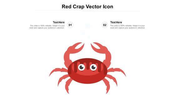 Red Crap Vector Icon Ppt PowerPoint Presentation Slides Example File