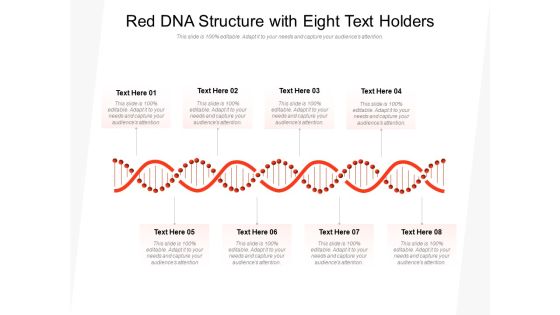 Red DNA Structure With Eight Text Holders Ppt PowerPoint Presentation Layouts Template PDF Red DNA Structure With Eight Text Holders Ppt PowerPoint Presentation Layouts Template PDF