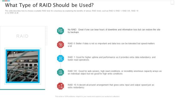 Redundant Array Of Independent Disks Storage IT What Type Of RAID Should Be Used Portrait PDF Redundant Array Of Independent Disks Storage IT What Type Of RAID Should Be Used Portrait PDF