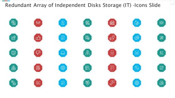 Redundant Array Of Independent Disks Storage It Icons Slide Elements PDF Redundant Array Of Independent Disks Storage It Icons Slide Elements PDF