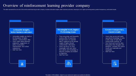 Reinforcement Learning Techniques And Applications Overview Reinforcement Learning Provider Company Diagrams PDF Reinforcement Learning Techniques And Applications Overview Reinforcement Learning Provider Company Diagrams PDF