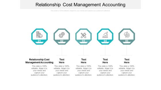 Relationship Cost Management Accounting Ppt PowerPoint Presentation Design Ideas Cpb