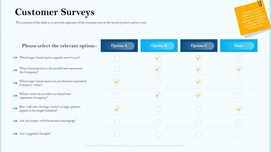 Remarketing Strategies For Effective Brand Placement Customer Surveys Ppt Portfolio Example Introduction PDF