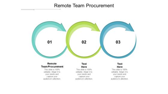 Remote Team Procurement Ppt PowerPoint Presentation Inspiration Infographic Template Cpb