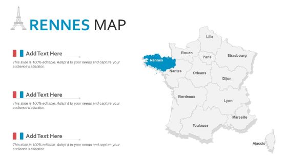 Rennes Map PowerPoint Presentation PPT Template PDF Rennes Map PowerPoint Presentation PPT Template PDF