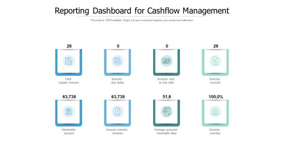Reporting Dashboard For Cashflow Management Ppt PowerPoint Presentation Show Graphics Example Reporting Dashboard For Cashflow Management Ppt PowerPoint Presentation Show Graphics Example