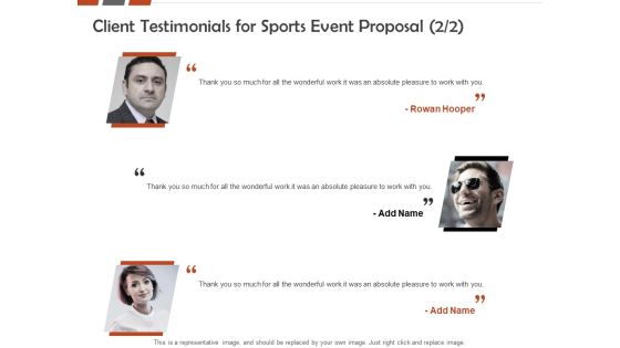 Request For Sporting Client Testimonials For Sports Event Proposal Ppt Infographic Template Examples PDF Request For Sporting Client Testimonials For Sports Event Proposal Ppt Infographic Template Examples PDF