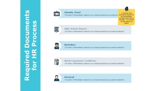 Required Documents For HR Process Ppt PowerPoint Presentation Portfolio Good