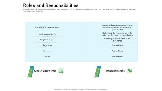 Requirements Governance Plan Roles And Responsibilities Formats PDF Requirements Governance Plan Roles And Responsibilities Formats PDF