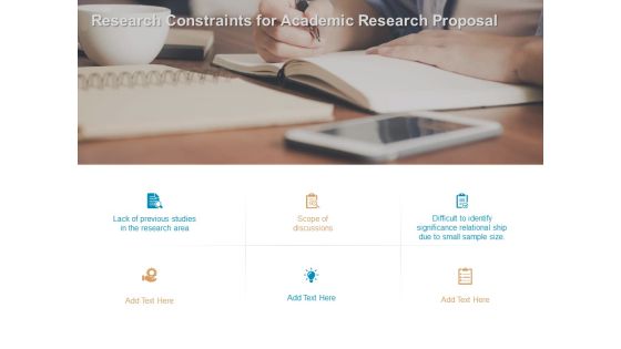Research Constraints For Academic Research Proposal Ppt PowerPoint Presentation File Background