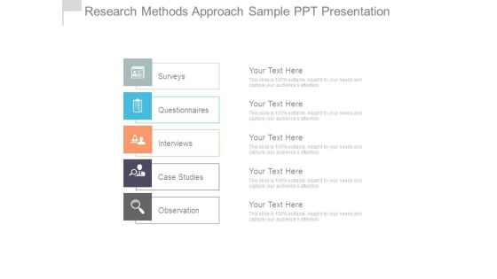 Research Methods Approach Sample Ppt Presentation Research Methods Approach Sample Ppt Presentation
