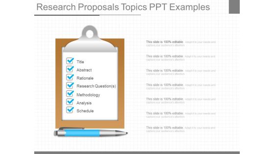 Research Proposals Topics Ppt Examples Research Proposals Topics Ppt Examples