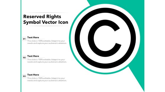 Reserved Rights Symbol Vector Icon Ppt PowerPoint Presentation Layouts Microsoft PDF
