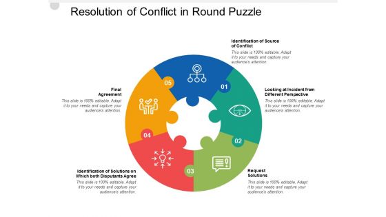 Resolution Of Conflict In Round Puzzle Ppt PowerPoint Presentation Icon Infographics Resolution Of Conflict In Round Puzzle Ppt PowerPoint Presentation Icon Infographics