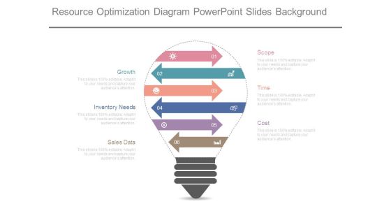 Resource Optimization Diagram Powerpoint Slides Background Resource Optimization Diagram Powerpoint Slides Background