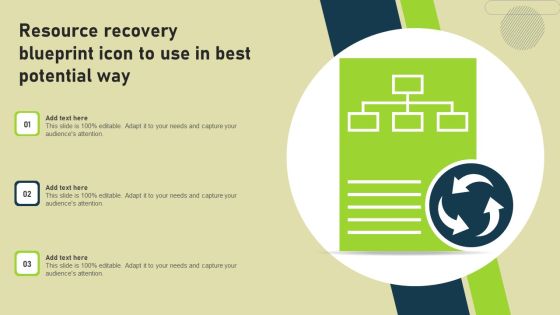 Resource Recovery Blueprint Icon To Use In Best Potential Way Rules PDF Resource Recovery Blueprint Icon To Use In Best Potential Way Rules PDF