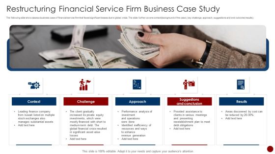 Restructuring Financial Service Firm Business Case Study Professional PDF Restructuring Financial Service Firm Business Case Study Professional PDF
