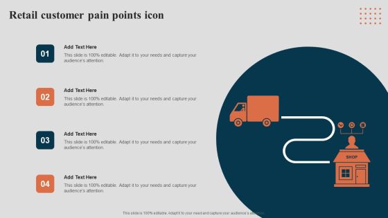 Retail Customer Pain Points Icon Portrait PDF