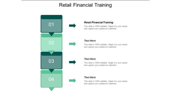 Retail Financial Training Ppt PowerPoint Presentation Show Cpb