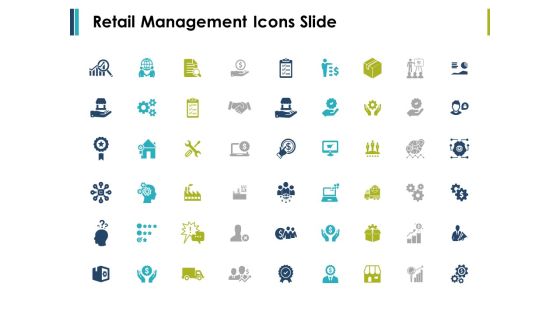 Retail Management Icons Slide Ppt PowerPoint Presentation Infographic Template Diagrams