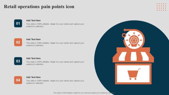 Retail Operations Pain Points Icon Ideas PDF