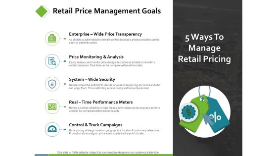 Retail Price Management Goals Ppt PowerPoint Presentation Summary Diagrams Retail Price Management Goals Ppt PowerPoint Presentation Summary Diagrams