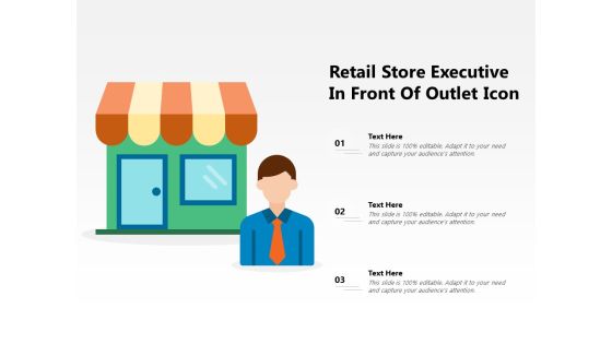 Retail Store Executive In Front Of Outlet Icon Ppt PowerPoint Presentation File Elements PDF Retail Store Executive In Front Of Outlet Icon Ppt PowerPoint Presentation File Elements PDF