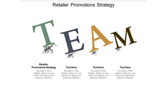 Retailer Promotions Strategy Ppt Powerpoint Presentation Styles Example Topics Cpb