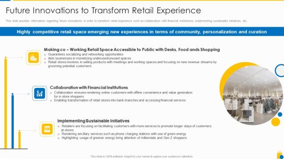 Retailing Approaches For Excellent End User Engagement And Experiences Future Innovations To Transform Ideas PDF Retailing Approaches For Excellent End User Engagement And Experiences Future Innovations To Transform Ideas PDF