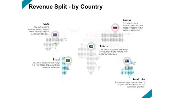 Revenue Split By Country Location Ppt PowerPoint Presentation Icon Deck Revenue Split By Country Location Ppt PowerPoint Presentation Icon Deck
