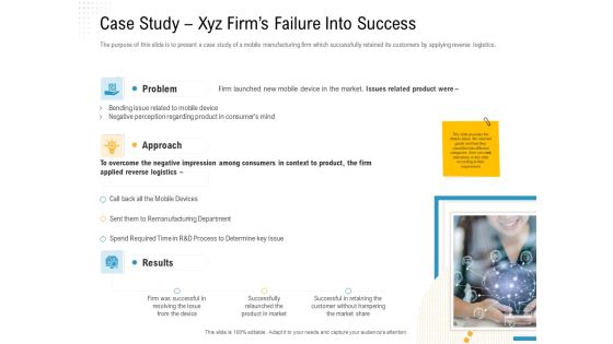 Reverse Logistic In Supply Chain Strategy Case Study Xyz Firms Failure Into Success Guidelines PDF Reverse Logistic In Supply Chain Strategy Case Study Xyz Firms Failure Into Success Guidelines PDF