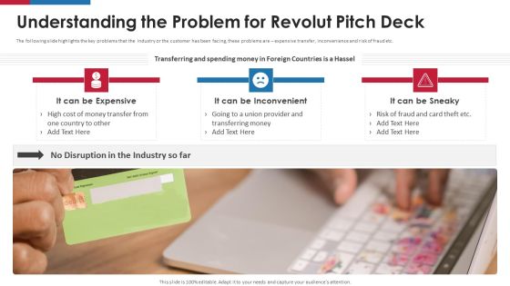 Revolut Capital Funding Understanding The Problem For Revolut Pitch Deck Ppt Infographics Good PDF Revolut Capital Funding Understanding The Problem For Revolut Pitch Deck Ppt Infographics Good PDF
