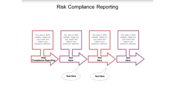 Risk Compliance Reporting Ppt PowerPoint Presentation Model Microsoft Cpb Pdf