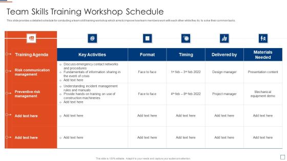Risk Evaluation And Mitigation Team Skills Training Workshop Schedule Download PDF