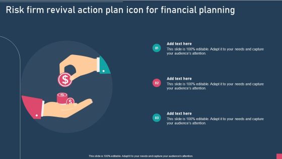 Risk Firm Revival Action Plan Icon For Financial Planning Microsoft PDF Risk Firm Revival Action Plan Icon For Financial Planning Microsoft PDF