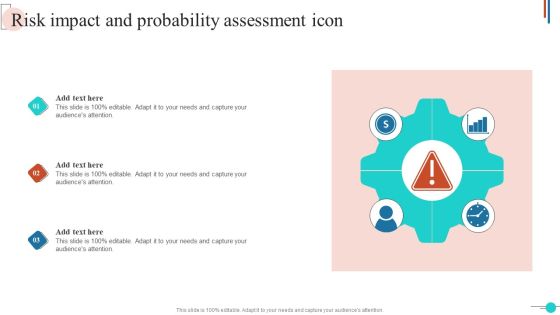 Risk Impact And Probability Assessment Icon Microsoft PDF Risk Impact And Probability Assessment Icon Microsoft PDF