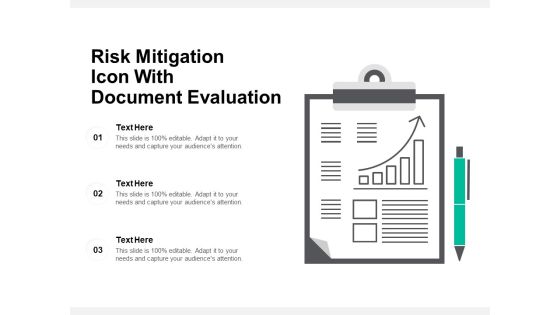 Risk Mitigation Icon With Document Evaluation Ppt PowerPoint Presentation Inspiration Summary PDF Risk Mitigation Icon With Document Evaluation Ppt PowerPoint Presentation Inspiration Summary PDF