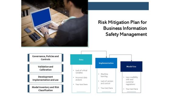 Risk Mitigation Plan For Business Information Safety Management Ppt PowerPoint Presentation Gallery Clipart PDF Risk Mitigation Plan For Business Information Safety Management Ppt PowerPoint Presentation Gallery Clipart PDF