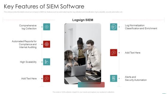 Risk Recognition Automation Key Features Of Siem Software Ppt Visuals PDF Risk Recognition Automation Key Features Of Siem Software Ppt Visuals PDF