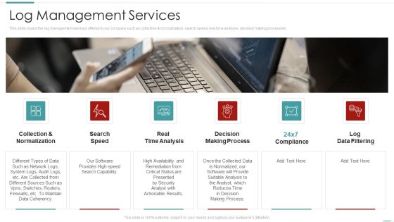 Risk Recognition Automation Log Management Services Ppt Infographics Professional PDF Risk Recognition Automation Log Management Services Ppt Infographics Professional PDF