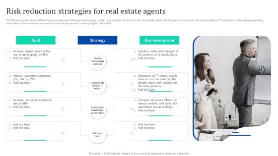 Risk Reduction Strategies For Real Estate Agents Enhancing Process Improvement By Regularly Information PDF Risk Reduction Strategies For Real Estate Agents Enhancing Process Improvement By Regularly Information PDF
