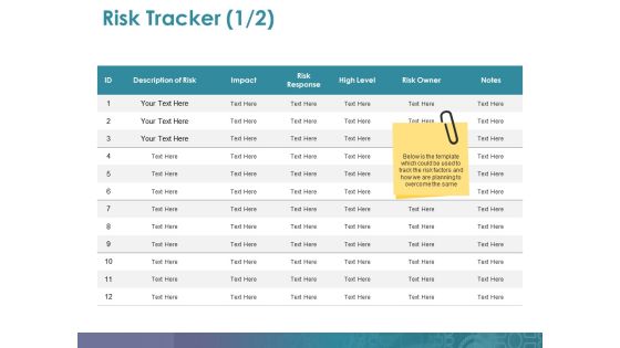Risk Tracker Ppt PowerPoint Presentation Ideas Design Ideas Risk Tracker Ppt PowerPoint Presentation Ideas Design Ideas