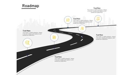Roadmap Five Process Ppt PowerPoint Presentation Layouts Samples