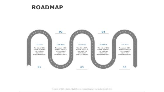 Roadmap Five Stage Ppt PowerPoint Presentation Model Icon