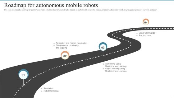 Roadmap For Autonomous Mobile Robots Ppt PowerPoint Presentation File Slides PDF Roadmap For Autonomous Mobile Robots Ppt PowerPoint Presentation File Slides PDF
