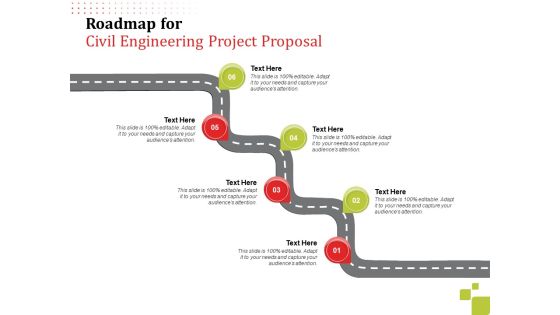Roadmap For Civil Engineering Project Proposal Ppt File Slide PDF