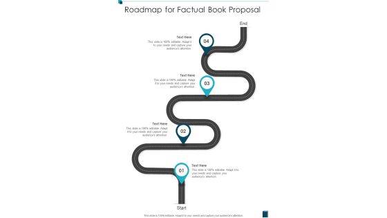 Roadmap For Factual Book Proposal One Pager Sample Example Document Roadmap For Factual Book Proposal One Pager Sample Example Document