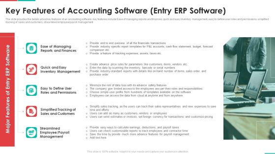Roadmap For Financial Accounting Transformation Key Features Of Accounting Software Entry Erp Software Background PDF Roadmap For Financial Accounting Transformation Key Features Of Accounting Software Entry Erp Software Background PDF