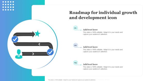 Roadmap For Individual Growth And Development Icon Professional PDF Roadmap For Individual Growth And Development Icon Professional PDF