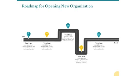 Roadmap For Opening New Organization Ppt PowerPoint Presentation Ideas Deck PDF Roadmap For Opening New Organization Ppt PowerPoint Presentation Ideas Deck PDF